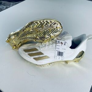Adidas Adizero Football Cleats “White Gold” Size 11 Men (GX5122) New with tags
